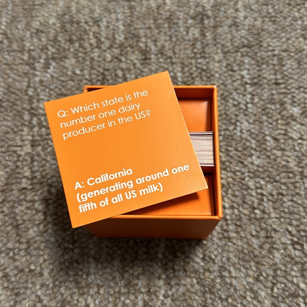 Talking Tables After Dinner Food & Drink Trivia Questions 120 Cards NEW IN BOX - Picture 3 of 4